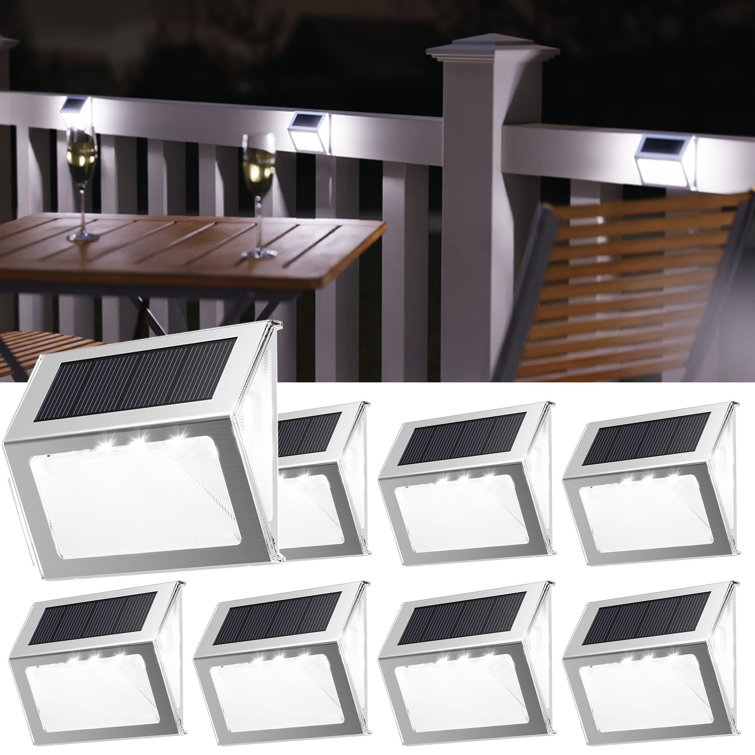 THE WALL ART GALLERY CORP. 7 LED Solar Step Lights Wayfair Canada